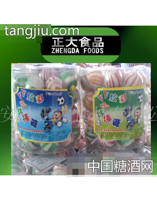 正大炫彩足球棒糖