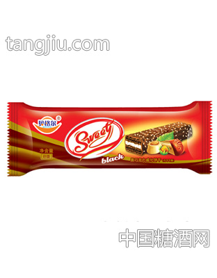 贝格尔黑巧克力涂层威化饼干