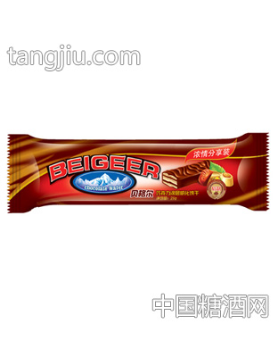 贝格尔巧克力涂层威化饼干红