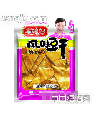 乖媳妇风味豆干泡椒味称重