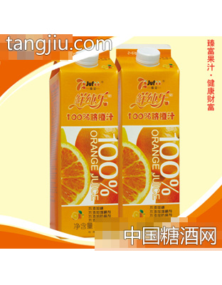 鲜纯乐99%脐橙汁1kg