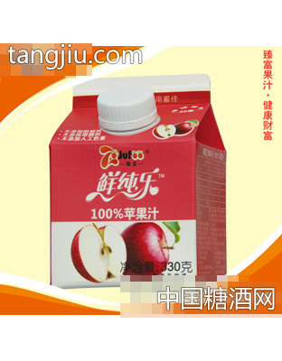 鲜纯乐99%苹果汁330g