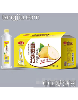 令德堂雪梨苏打水400mlx24