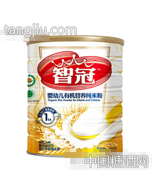 智冠300克有机米粉罐1段