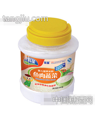 育星500g塑料罐装鱼肉蔬菜米粉