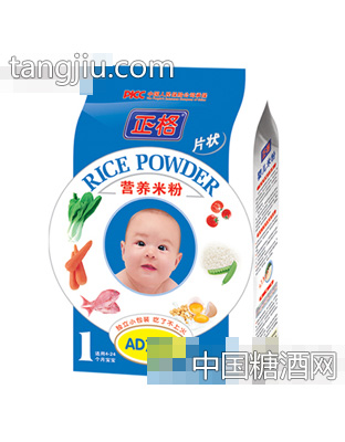 正格320克立体袋米粉1段AD加钙