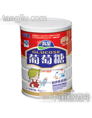 育星450g罐装奶伴铁锌钙葡萄糖