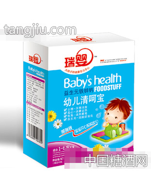 瑞婴160g盒装清呵宝益生元铁锌钙
