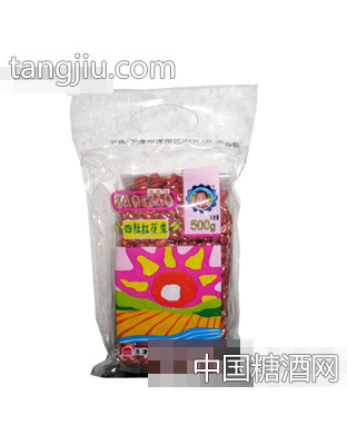 四粒红花生500g