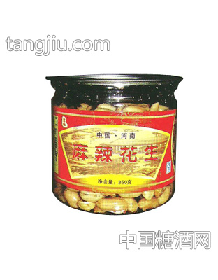 真香缘麻辣花生350克瓶装