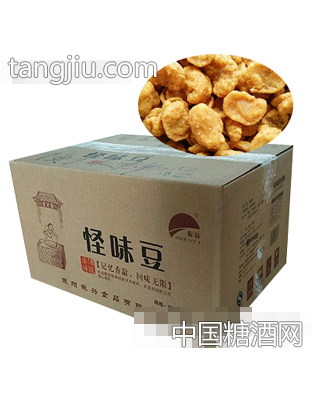 振益蟹香味怪味豆散装箱2.5kgx4袋