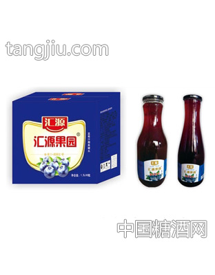 汇源果园蓝莓汁饮料1.5LX6