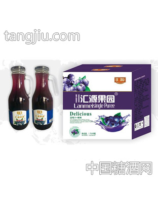 汇源果园蓝莓汁饮料1.5LX6瓶