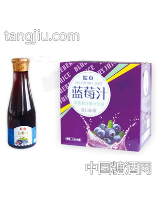皖真蓝莓汁1.5LX6
