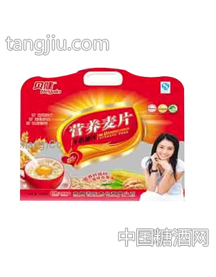贝健营养麦片红色装