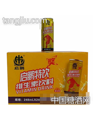 启鹏强化维生素饮料245mlx24罐