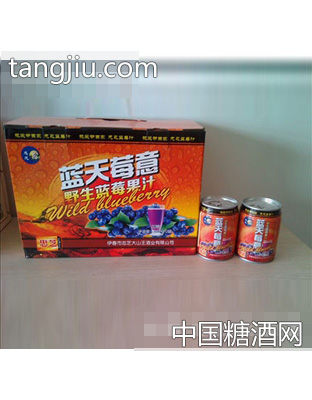 蓝莓果汁245mlx12罐