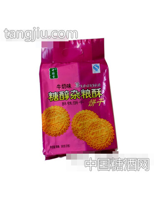 糖醇杂粮酥饼干牛奶味380g
