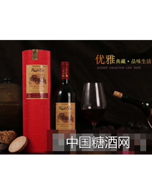 罗萨酒庄长相思红桶礼盒装葡萄酒