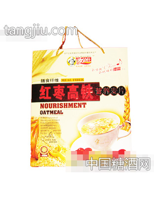 周氏红枣桂圆营养燕麦片600g
