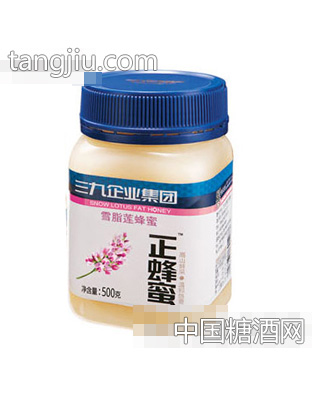 三九雪脂莲蜂蜜500g