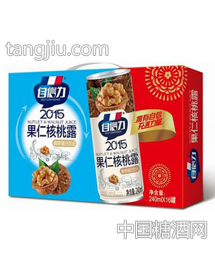 自信力果仁核桃露240mlx16罐