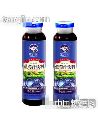 紫汁园蓝莓汁饮料300ml