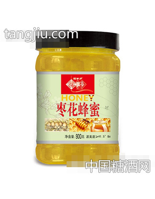 福事多枣花蜂蜜(玻璃瓶)900g