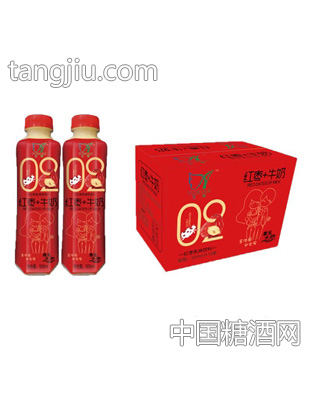 玉潸红枣+牛奶乳味饮料500ml（箱）
