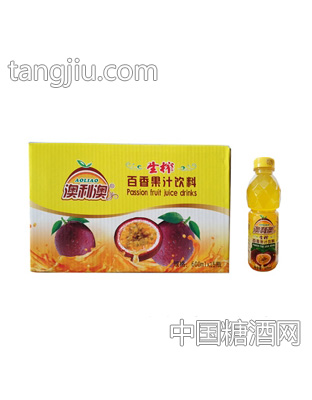 澳利澳生榨百香果汁饮料600mlx15瓶