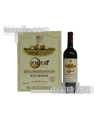 兴隆庄园原汁红葡萄露酒