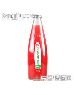 正浓草莓汁1L