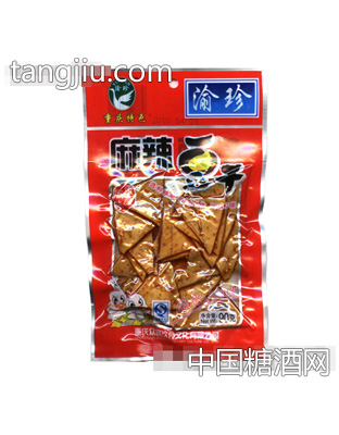 渝珍麻辣豆干80g