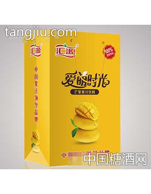 汇源爱萌时光300mlX15芒果手袋
