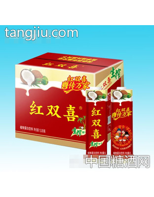 红双喜生榨椰子汁饮料1Lx8瓶