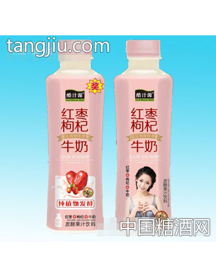 酷汁源红枣枸杞牛奶果汁500ml