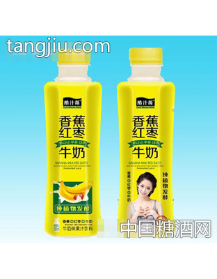 酷汁源香蕉红枣牛奶果汁饮料