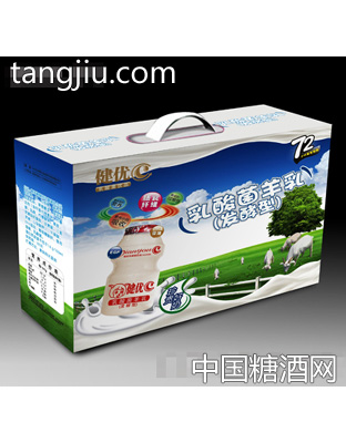 100mlx5瓶x4排x4板健优C乳酸菌羊乳（发