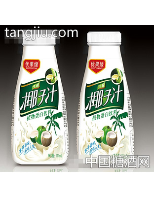 350mL优果缘生榨椰子汁植物蛋白饮料
