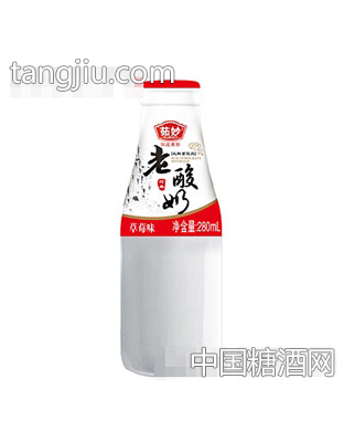 280ml茹妙老酸奶发酵型乳酸菌草莓味