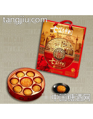香香月饼七星伴月600g