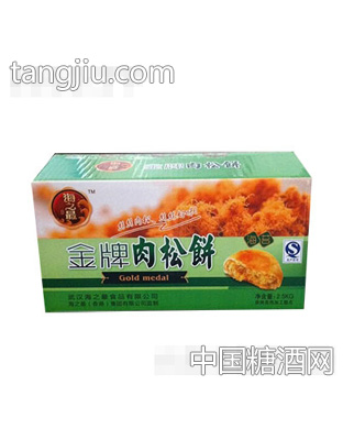 肉松饼绿色箱装