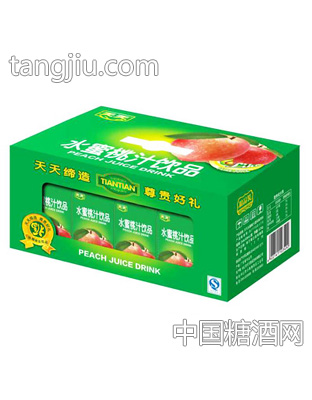 天天水蜜桃汁饮品开窗礼盒