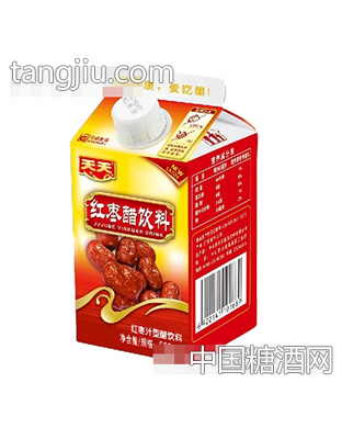 500ml天天红枣醋饮料