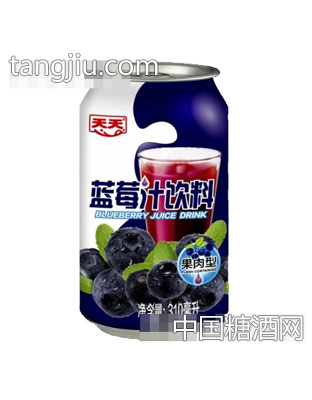 310ml天天蓝莓汁饮料果肉型