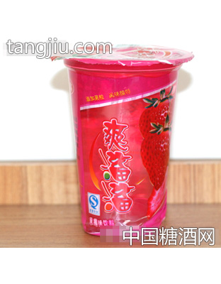 绿喜爽溜溜草莓味饮料