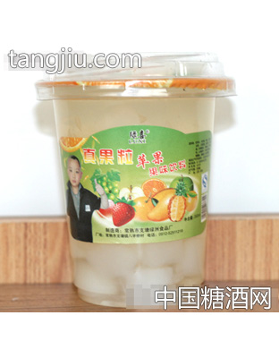 绿喜真果粒果味饮料