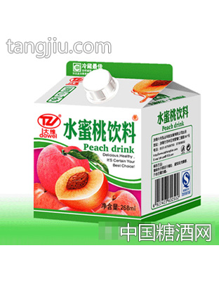 大维水蜜桃汁268ml