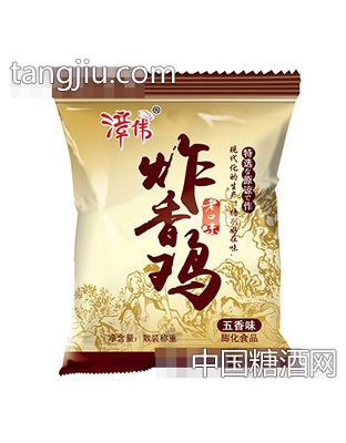 漳伟炸香鸡五香味膨化食品称重