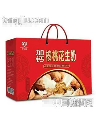 享乐滋加钙核桃花生奶礼盒